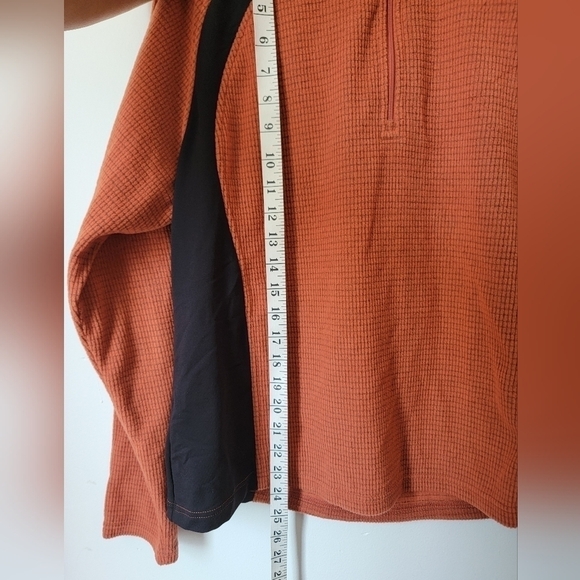 L.L.Bean orange outdoor casual long sleeve fleece sweater size XL women - Picture 4 of 8